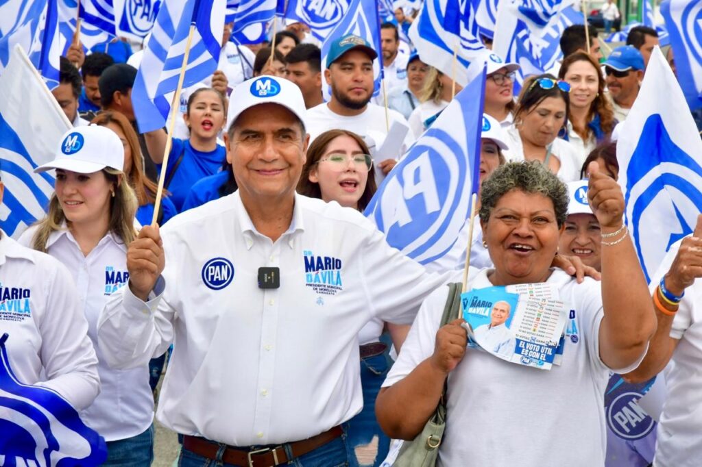 Miles de simpatizantes del Mario Dávila Delgado, candidato del PAN, a la presidencia municipal de Monclova, se están uniendo por toda la ciudad