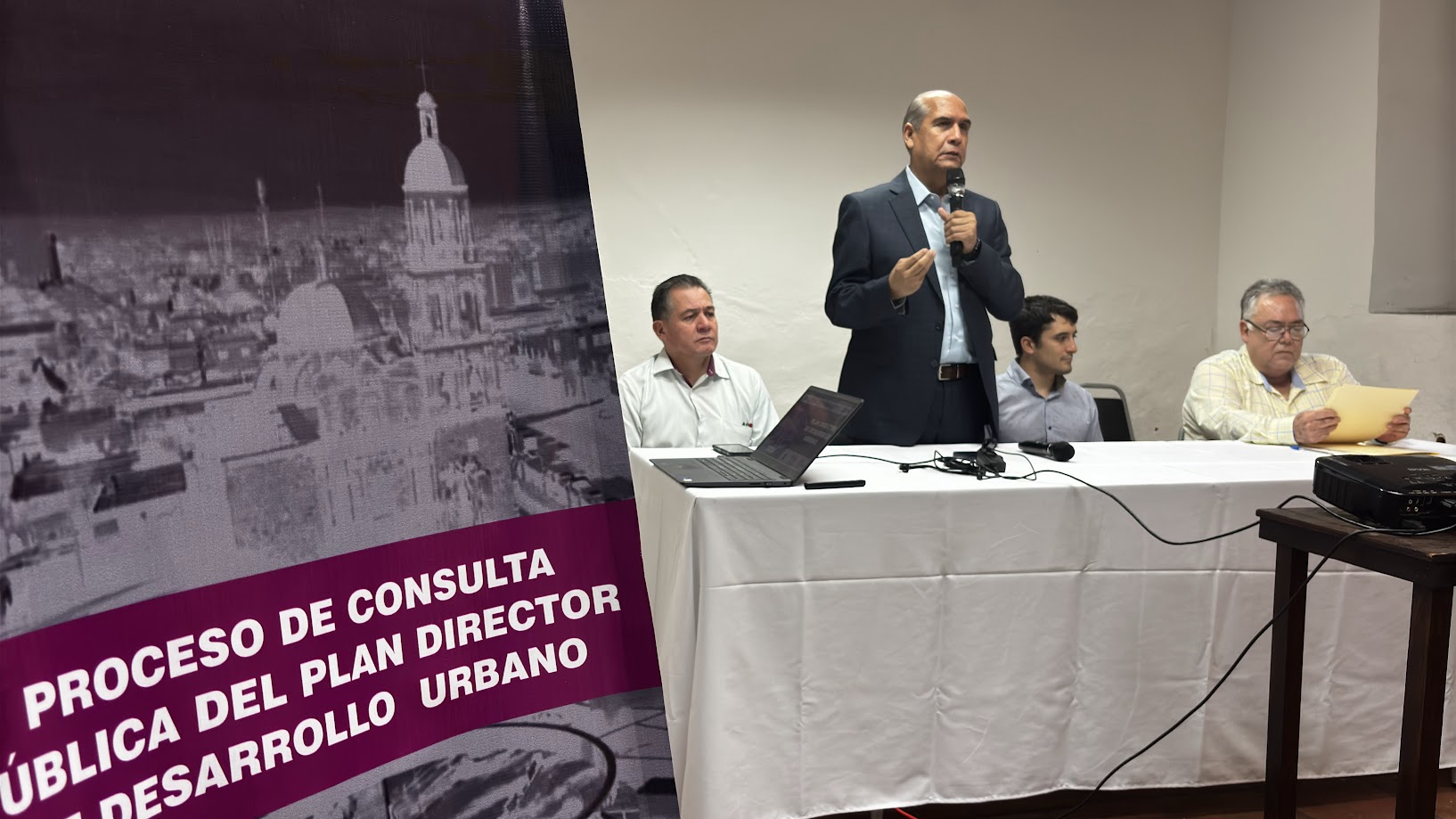 El mandatario municipal enfatizó la necesidad de un Plan Director para las áreas habitacional, industrial y comercial.