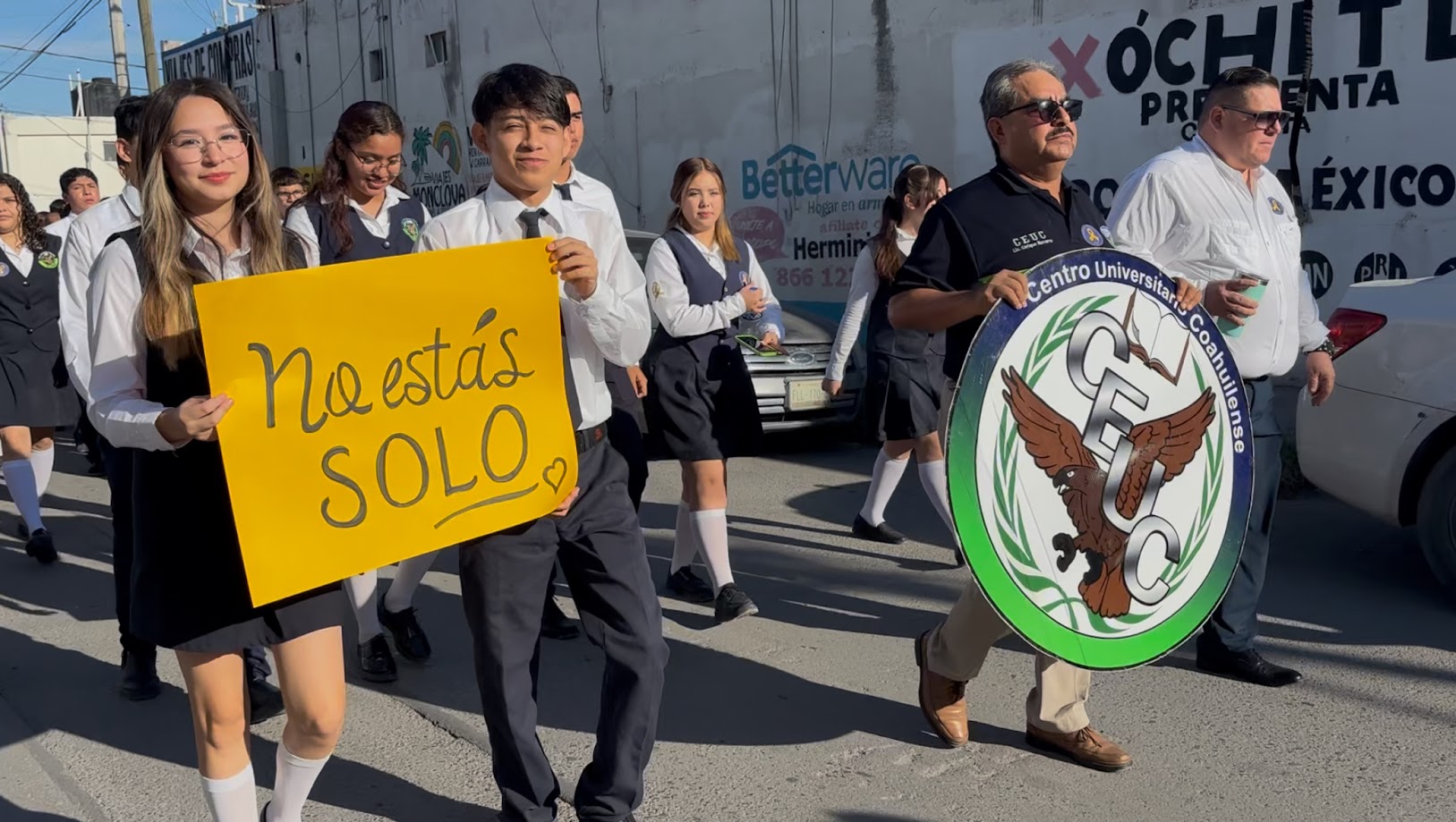 Este 10 de septiembrel Día Internacional de la Prevención al Suicidio realizaron la Marcha por la Salud Mental en Monclova.