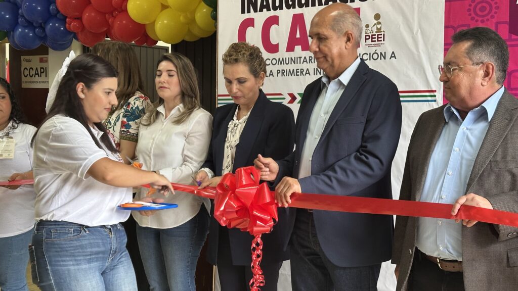 La Secretaría de Educación y el Ayuntamiento de Monclova inauguraron un Centro Comunitario de Atención a la Primera Infancia (CCAPI).