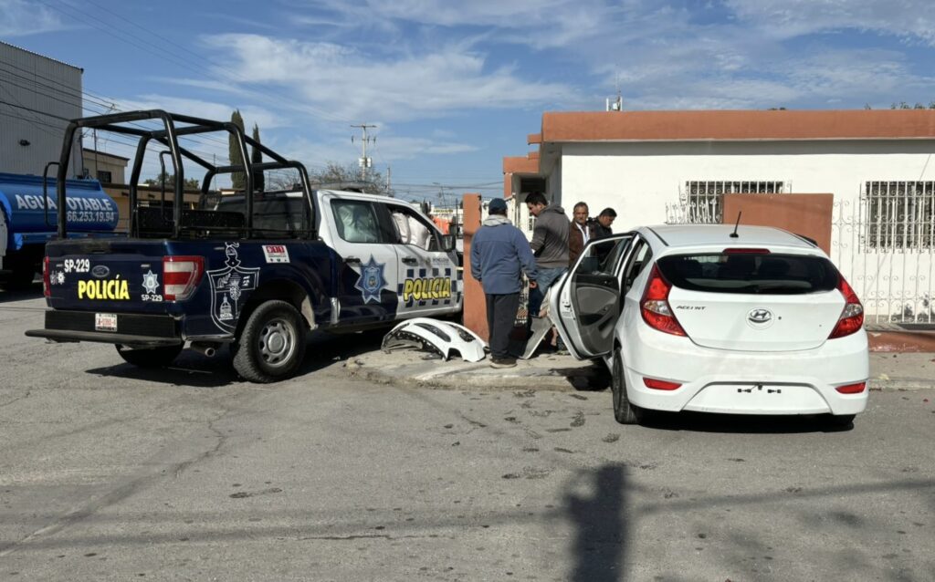 En los primeros días de 2025, cinco patrullas de la Dirección de Seguridad Pública de Monclova estuvieron involucradas en accidentes viales.